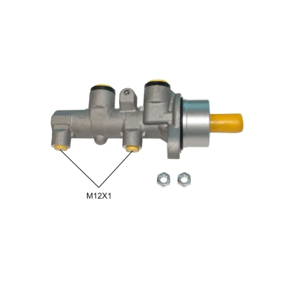 Imagen de BREMBO M 59 077 Cilindro Maestro de Freno Aluminio 12 X 1 (2) OPEL: Meriva A Monospace