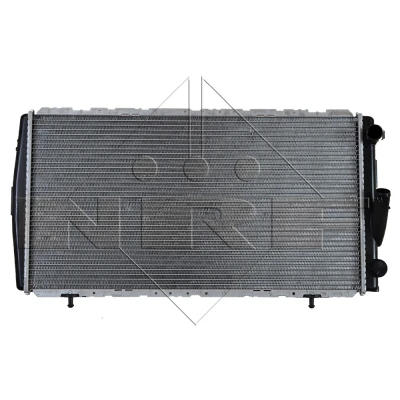 Imagen de NRF 58111 Radiador, refrigeración del motor Aluminio 670 356 18 con piezas de montaje Aletas soldadas RENAULT: 21 Berlina, Familiar