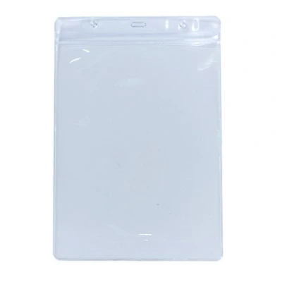 Imagen de CKB Ltd® 100x A5 TAMAÑO JUMBO Extra Grande Porta Tarjetas de Identificación Transparentes con Retrato Plástico 25 cm x 17 Capacidad para una tarjeta tamaño Hasta 166 mm 220