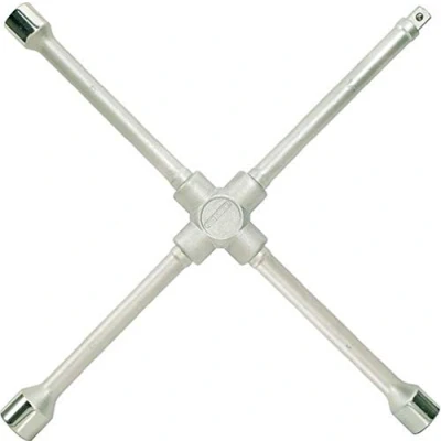Imagen de KS TOOLS 518.1151 Llave de cruz para rueda cuatro vías Acero herramientas 19, 22, 13/16, 17