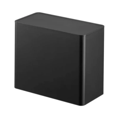 Imagen de Yamazaki 6906 TOWER Caja del filtro de café, negro, polipropileno, minimalista, 18.4 x 9.2 15.4 cm