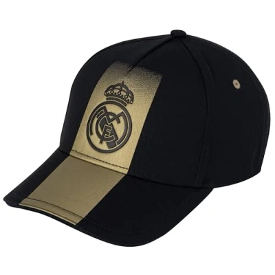 Imagen de Real Madrid Cap Colección Oficial Talla Ajustable, Negro, Única, única
