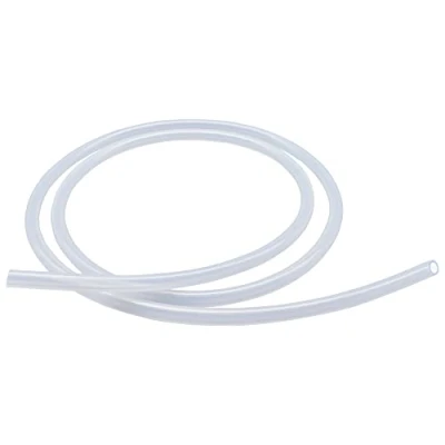 Imagen de Tubo de silicona 7 mm diámetro interior x 10 exterior, 1,5 metros (4,9 pies), manguera flexible grado alimenticio, tubos aire agua transparente