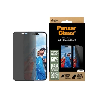 Imagen de Panzerglass Cristal Templado Privacy Protector De Pantalla Apple iPhone 16