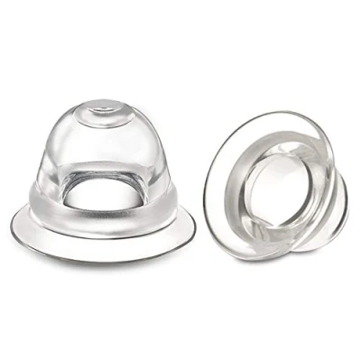 Imagen de Welnove Pezón Ventosa Ayuda a para Corrector Plano e Invertido Pezón, Hecho de 100% Silicona Grado Alimentario