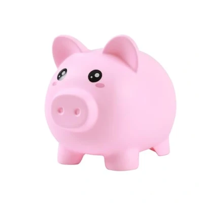 Imagen de I TOTAL® Hucha Divertida Decorativa/Monedero de plástico Resistente (Pig)