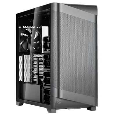 Imagen de SilverStone Technology Seta A2 chasis Torre Mediano excepcionalmente versátil, Negro, SST SEA2Y BG