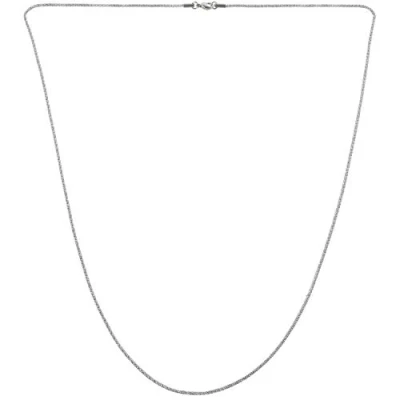 Imagen de Cadena de Mujer joyeria, coraza Acero Inoxidable, Plata 2 mm 80 cm Longitud