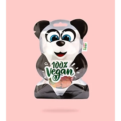Imagen de Gommy&#039;s Factory Oso Panda Vegano, Gominola, 80 Gramos
