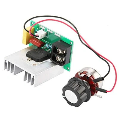 Imagen de Controlador de Velocidad del Motor, AC 0 220V 8000W Regulador Voltaje Electrónico Alta Potencia with Placa Circuito FR 4 para Controlar la Motor