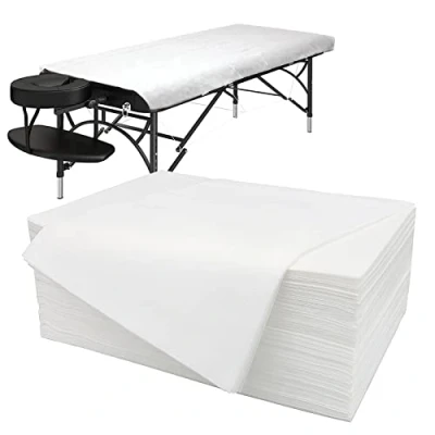 Imagen de 20PCS Sábanas Desechables, Engrosados, Tvvcalk de TNT Sabanas Masaje Desechables Para Camilla Masaje, Belleza, Tatuaje, SPA, 80 * 180cm…