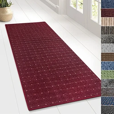 Imagen de KARAT Rapido alfombra de pasillo para cocina, y sala estar, a medida, pasillo, salón (80 x 800 cm, color morado)