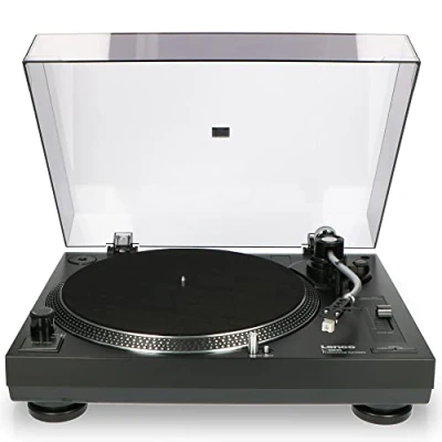 Imagen de Lenco L 3808 Tocadiscos USB DJ con Direct Drive 33/45 rpm, sistema de captación magnética, iluminación aguja y digitalización para PC, Negro