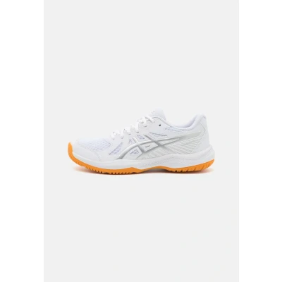 Imagen de Asics Upcourt 6 Zapatillas de tenis para todas las superficies, Mujer, Talla: 42.5, White/pure silver Zapatos