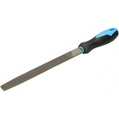 Imagen de KOTARBAU® Lima plana 200 mm, para metales, con mango perfilado, Limas metal, de taller