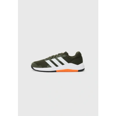 Imagen de adidas Dropset Base Training Shoes, Zapatos de Gimnasio y Entrenamiento Hombre, Night Cargo/Cloud White/Impact Orange, 49 1/3 EU