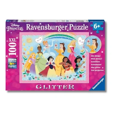 Imagen de Ravensburger Puzzle: Princesas Disney, Puzzles Infantiles 6 Años o Más, 100 piezas, Rompecabezas, Regalos Niños Años, 49x36cm