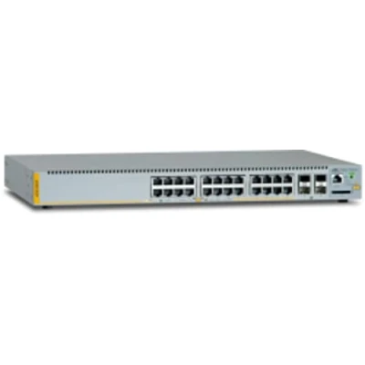 Imagen de Allied Telesis At x230 28gp 50 Gestionado L3 Gigabit Ethernet (10/100/1000) Energía Sobre (poe) Gris