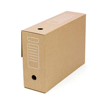 Imagen de Only Boxes, Pack 20 Cajas de Archivo, Montaje Automático, 36x10.3x27.2, Tamaño Folio, Lomo 103 mm, Color Marrón