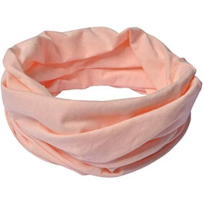 Imagen de Miobo Práctico cuello redondo para niños, pañuelo de algodón: versátil y cómodo (L, Salmón)