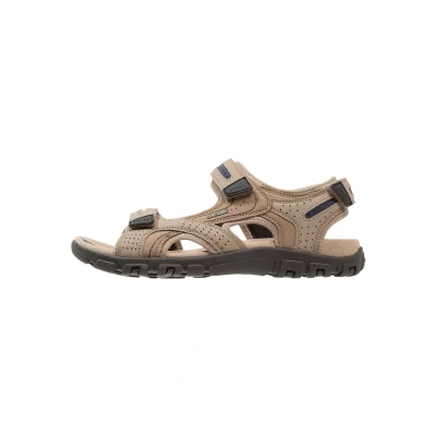 Imagen de Geox Strada Sandalias de senderismo, Hombre, Talla: 46, Sand/navy Zapatos