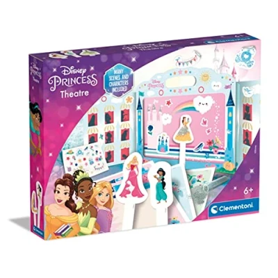 Imagen de Clementoni 18727 Disney Princess Theatre Art and Crafts for Girls Ages 6, Creative, Learning Toys Made in Italy, Multi Coloured