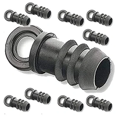 Imagen de Suinga 10 x TAPON FINAL RIEGO POR goteo 16MM. Impide el paso de agua en tubo diámetro 16 mm, negro