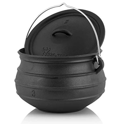 Imagen de BBQ TORO Potjie l Elección de Diferentes tamaños Cacerola Hierro Fundido Horno holandés sudafricano
