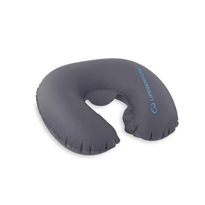 Imagen de Almohada inflable para el cuello Lifeventure acampar, vacaciones y comodidad en viajes. Compacto liviano un fácil almacenamiento