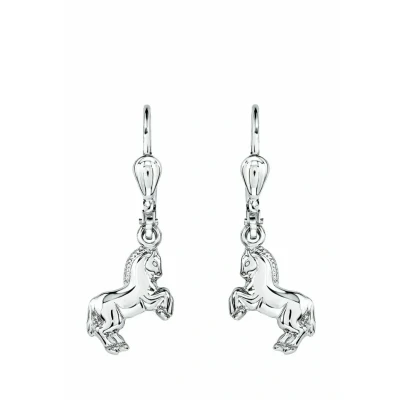Imagen de amor Pendientes para niños, Talla: One Size, Silber