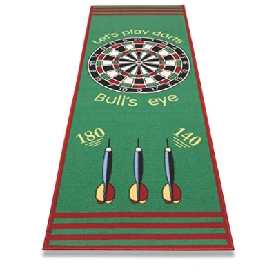 Imagen de F&amp;S Alfombra de Juego Dardos Bulls&#039; Eye Diana 79 x 237 cm. Fabricado en Europa.