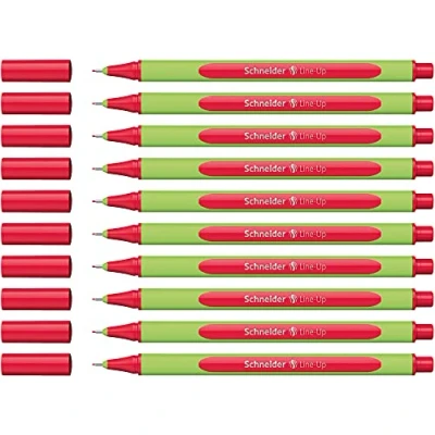 Imagen de Schneider Fineliner Line de Up, 0,4 mm, Romantic red, 10 unidades)