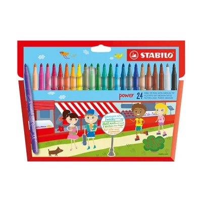 Imagen de Rotulador STABILO power Estuche con 24 colores