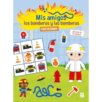 Imagen de MIS AMIGOS LOS BOMBEROS Y LAS BOMBERAS LIBRO DE JUEGOS