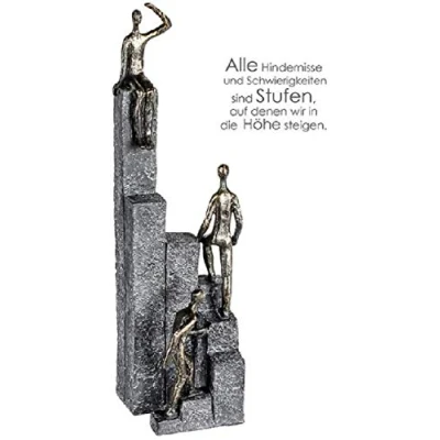 Imagen de Casablanca Escultura Climbing Poli. Bronce (Alto x Ancho Profundidad) 39 10 11 cm