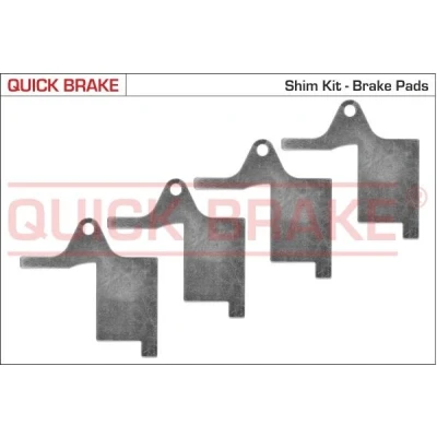 Imagen de QUICK BRAKE 2896K Kit de accesorios, pastillas frenos CITROËN: C5 II Hatchback, Familiar, I Familiar