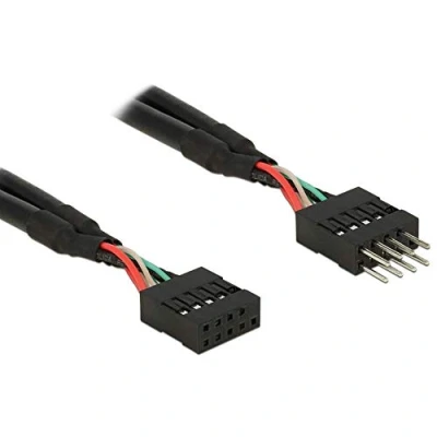 Imagen de Delock 0.25m 2xusb2.0 Cables Usb