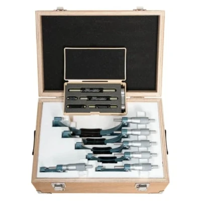 Imagen de Mitutoyo 103 913 50 series fuera micrometre Set, 0 mm 150 Rango