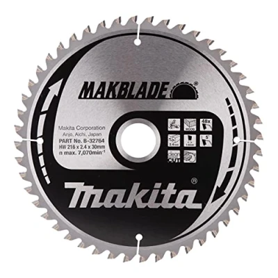 Imagen de Makita MakBlade 216mm 1pieza(s) hoja de sierra circular hojas (21,6 cm, 3 1,6 mm, 2,4 Makita, 1 pieza(s))