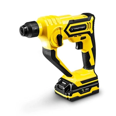 Imagen de TROTEC Martillo perforador con Batería PRDS 10 20V, múltiple Flexpower 20 V, Lámpara de Trabajo LED integrada, Portaherramientas SDS plus, Incluye Maletín