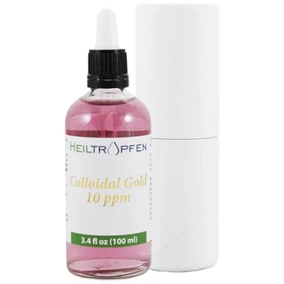 Imagen de Oro coloidal 10 ppm 3.4 onzas líquidas 100 ml Heiltropfen®