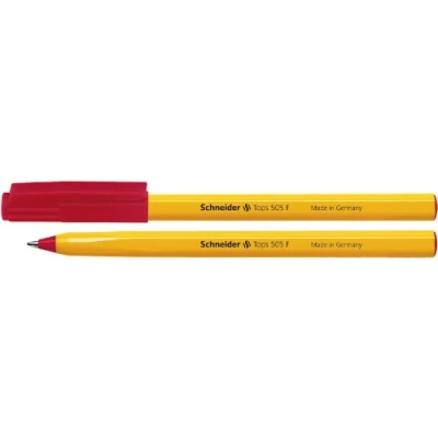 Imagen de Schneider Bolígrafo Tops 505 F, Color Rojo, 50 Unidades SH150502