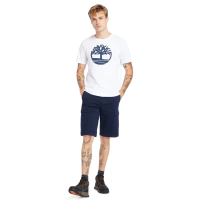 Imagen de Timberland Kennebec River TREE Camiseta estampada, Hombre, Talla: Large, White