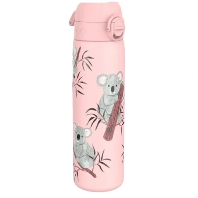 Imagen de Ion8 Botella Agua Acero Inoxidable Termica, 500ml, a Prueba de Fugas, Fácil Abrir, Cerradura Segura, Aptas para Lavavajillas, Adapta Portavasos, Asa Transporte, Diseño Koala