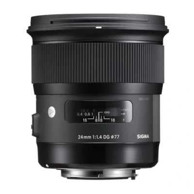 Imagen de Sigma 24 mm / F 1.4 DG HSM Art Objetivo para Nikon, color negro