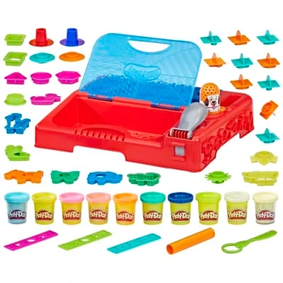 Imagen de Play Doh Grab &#039;n Go Centro de Actividades con más 30 Herramientas y 10 Botes