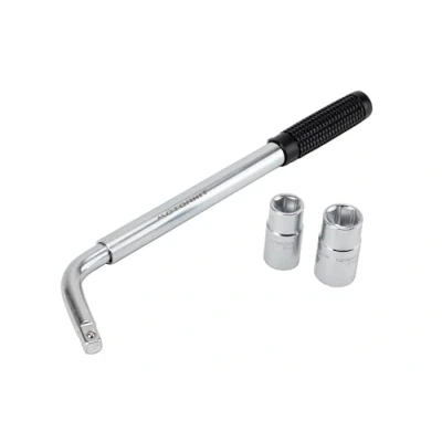 Imagen de Motorkit Llave Telescópica para Cambio de Ruedas Fabricada en Acero al Carbono Alta Resistencia con Adaptadores Tuercas 17, 19, 21 y 23 mm.
