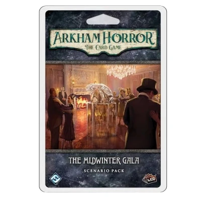 Imagen de Arkham Horror The Card Game Midwinter Gala Scenario Pack Juego interactivo de historia terror, LCG cooperativo, a partir 14 años, 1 4 jugadores, 2 horas tiempo juego, fabricado por