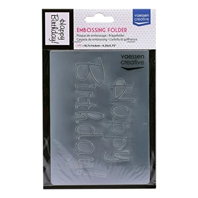 Imagen de Vaessen Creative Carpeta de Embossing, Transparent, 14,6x10,8x0,5
