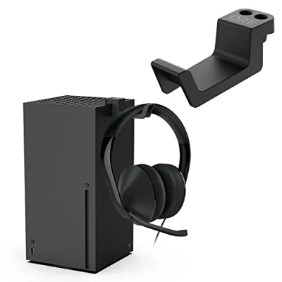 Imagen de DR1TECH GamehookX Soporte para Cascos Gaming Xbox Series X Design Save Your Space Ultra Resistente A Arañazos Accesorios [Amazon Exclusive]